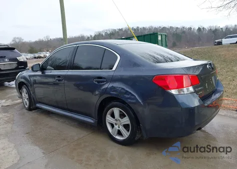 2013 Subaru Legacy 2.5I z USA, uszkodzony, nr VIN 4S3BMCA65D3009587